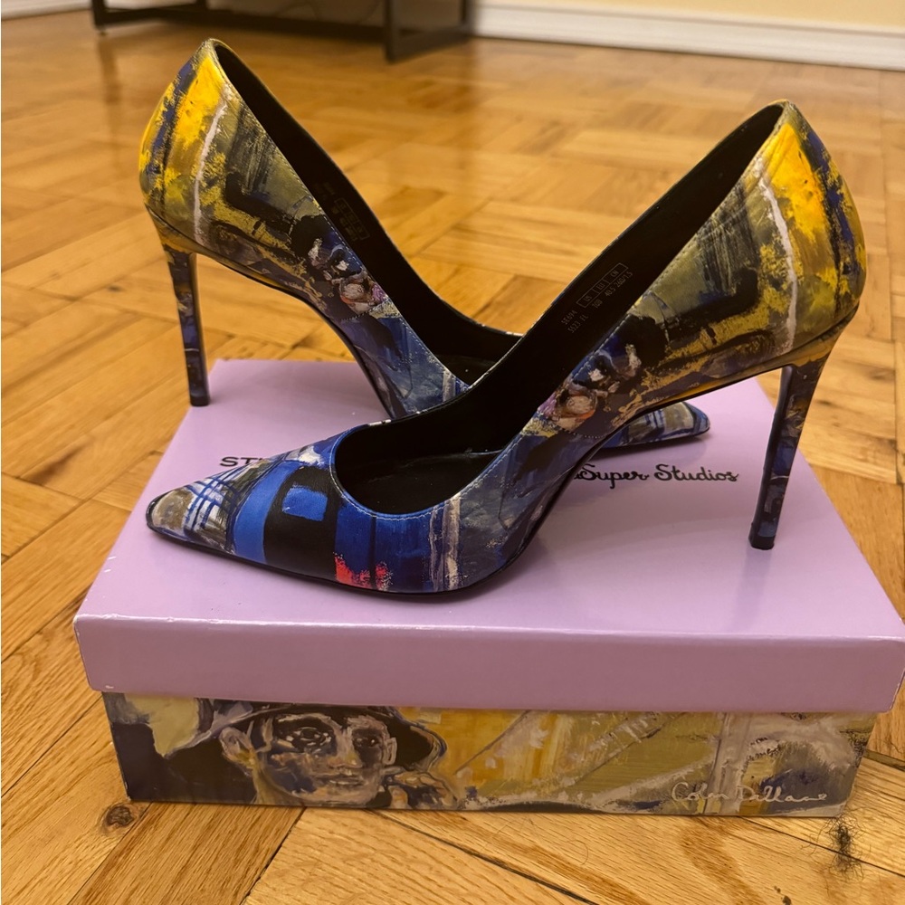 Stuart Weitzman x Kidsuper Studios Collab Pointed Toe Pump